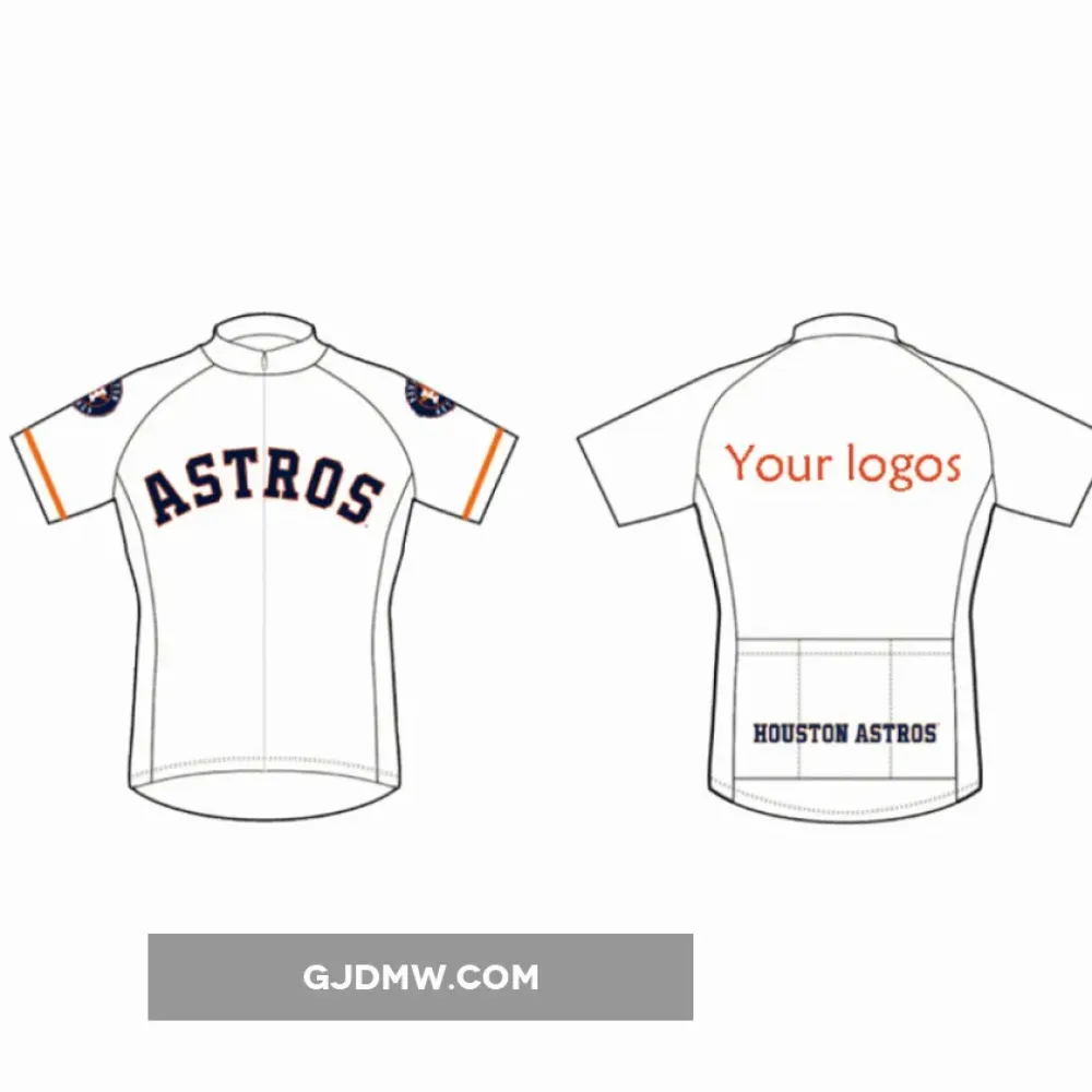 MLB Houston Astros Custom Made Cycling Jerseys