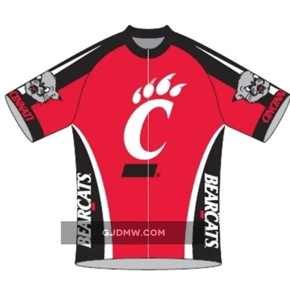 NCAA UC Cincinnati Bearcats Red Cycling Jerseys