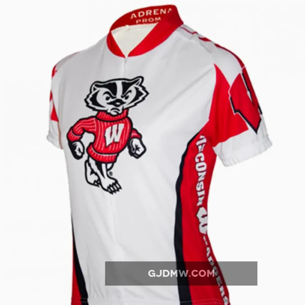 NCAA UW–Madison University of Wisconsin Badgers Cycling Jerseys