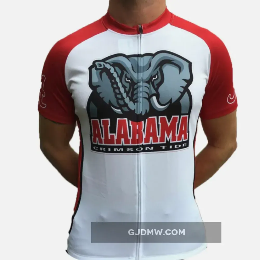 NCAA UA University of Alabama Crimson Tide NCAA Cycling Jerseys
