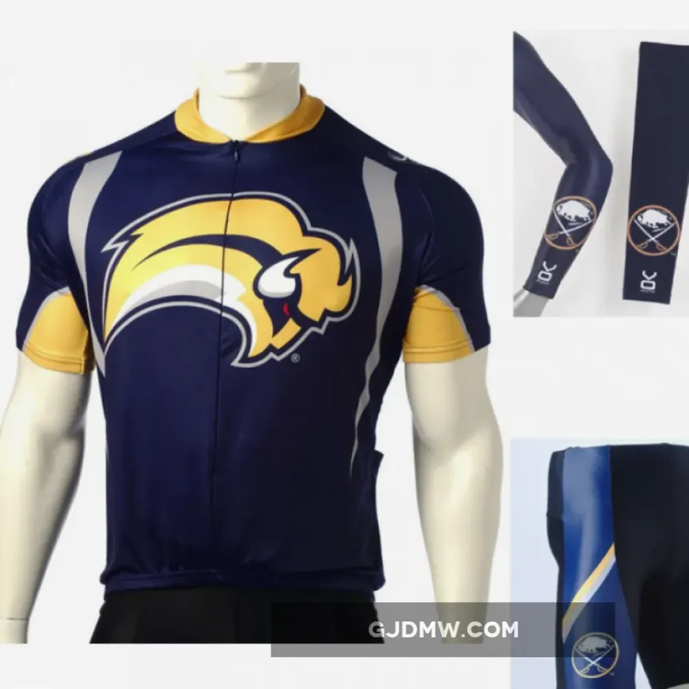 NHL Buffalo Sabres Cycling Jerseys Bib Shorts Arm Warmers