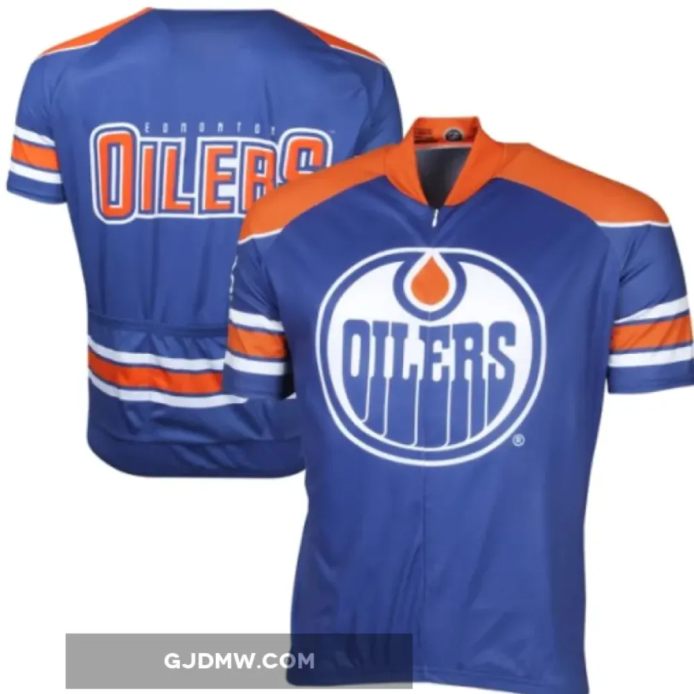 NHL Edmonton Oilers Bicycle Cycling Jerseys