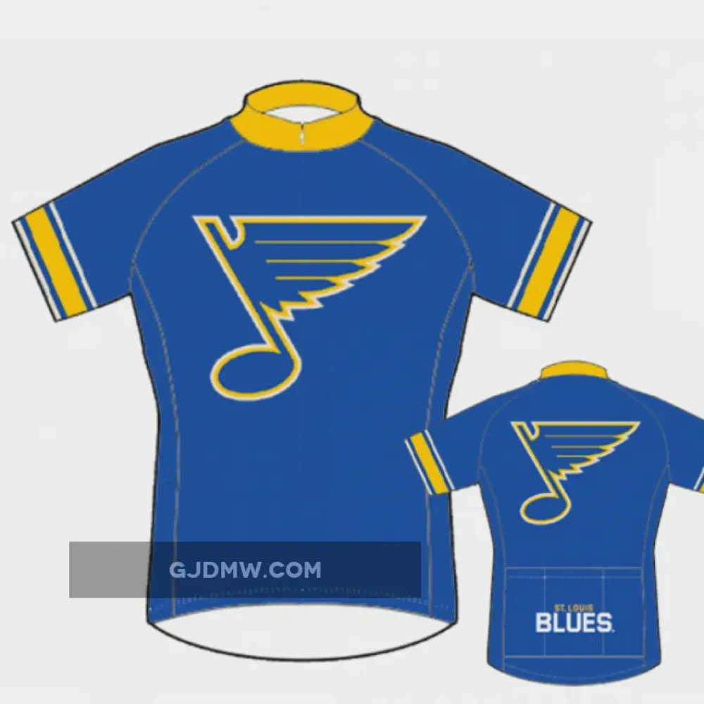 NHL St. Louis Blues Cycling Jerseys 2019 New Logo