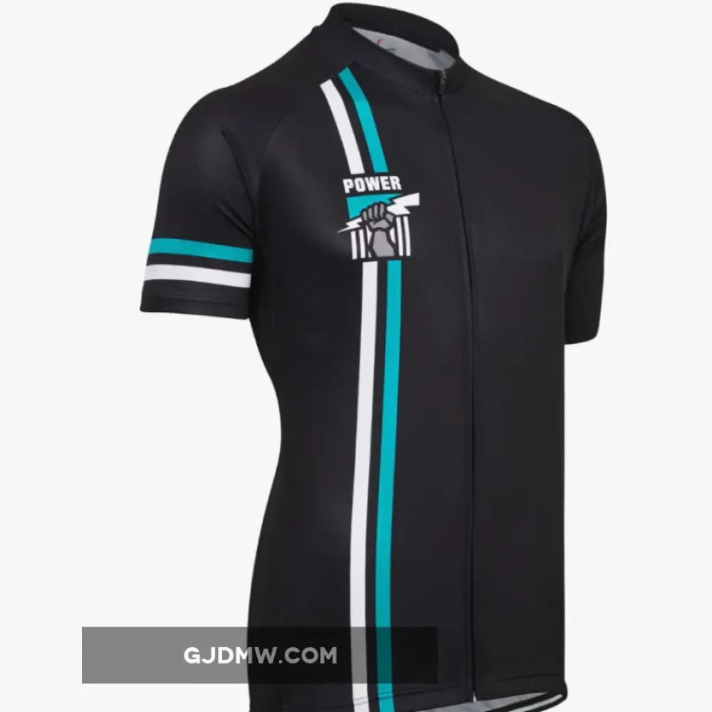 AFL Port Adelaide Power Short Sleeve Cycling Jerseys