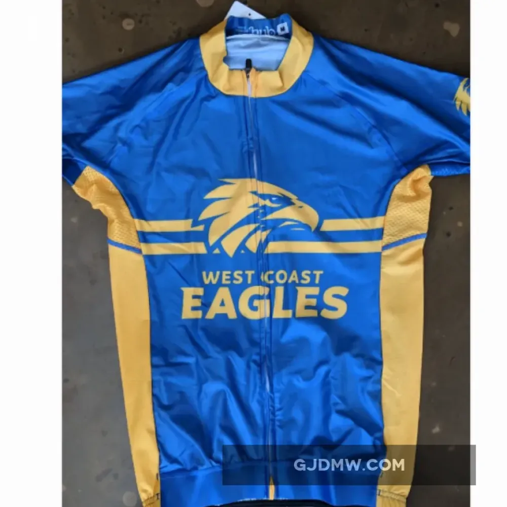 AFL West Coast Eagles Bike Clothing Short Sleeve Cycling Jerseys