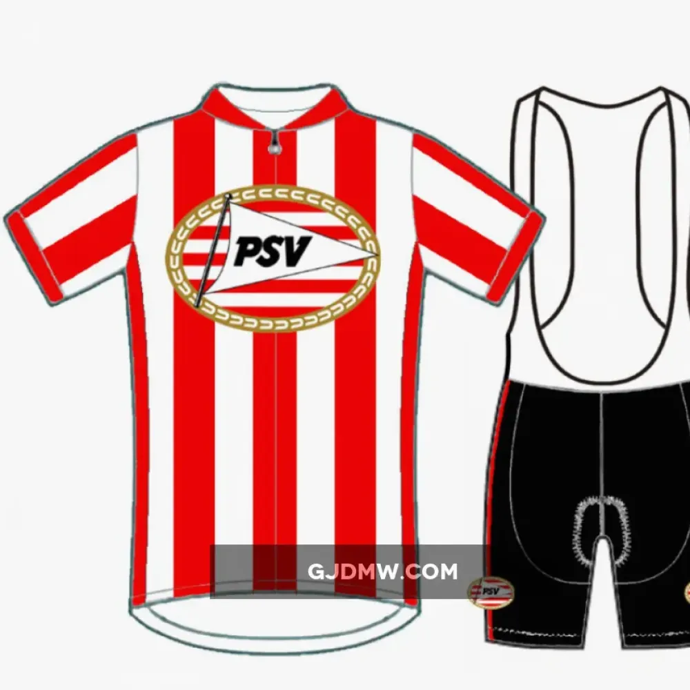 PSV Eindhoven Short Sleeve Cycling Jerseys and (bib) shorts