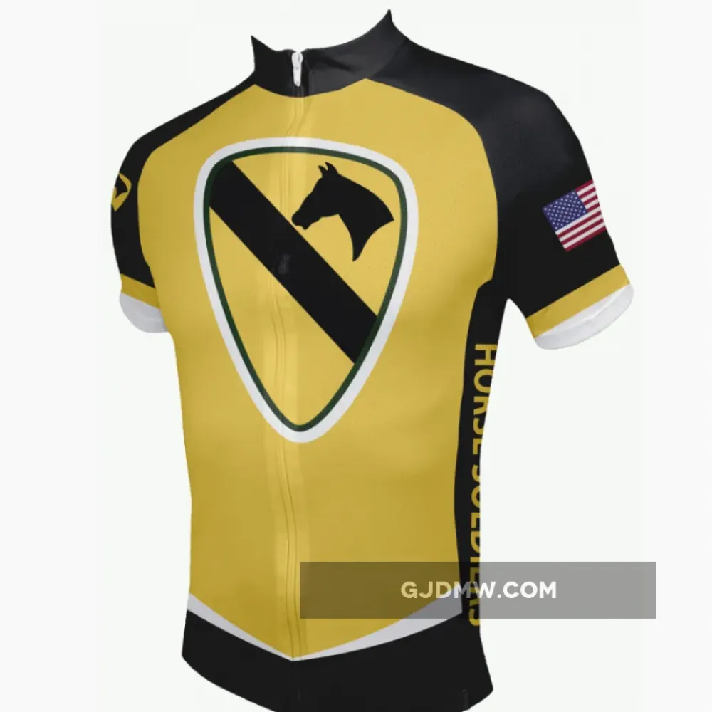 US Army Unit 1st Cavalry Division Cycling Jerseys