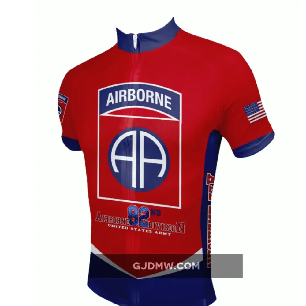 US Army Unit 82nd Airborne Division Cycling Jerseys