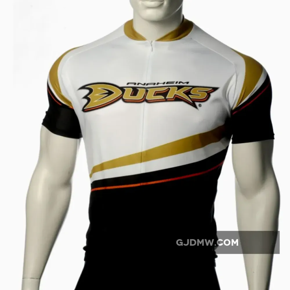 NHL Anaheim Ducks Cycling Jerseys Bib Shorts Arm Warmers