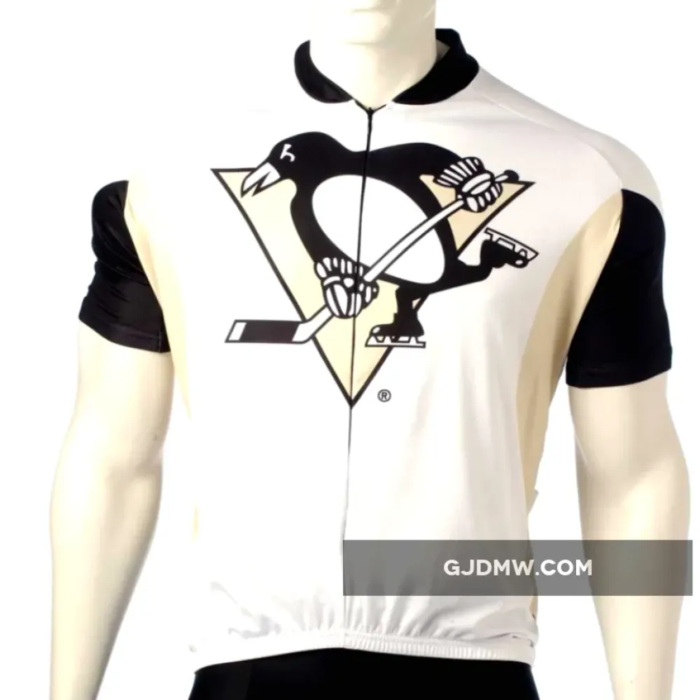 NHL Pittsburgh Penguins Cycling Jerseys Bib Shorts Arm Warmers