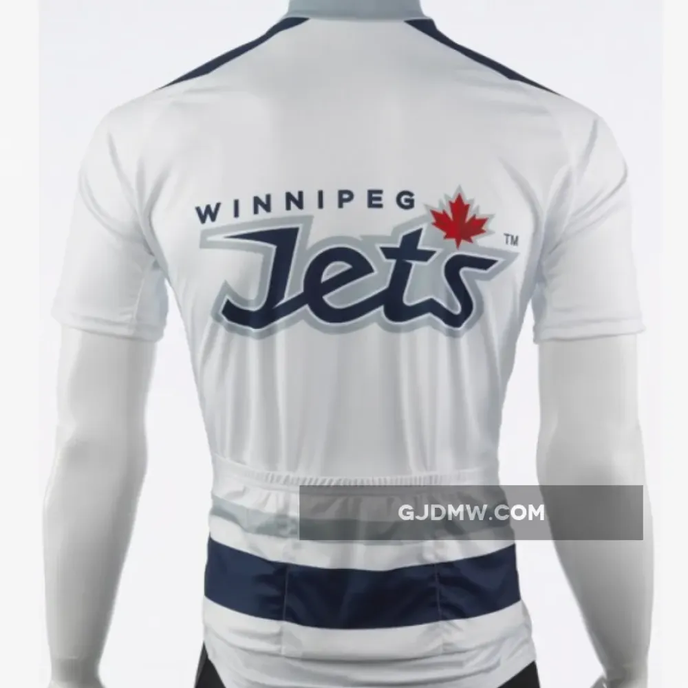 NHL Winnipeg Jets Cycling Jerseys Bib Shorts Arm Warmers