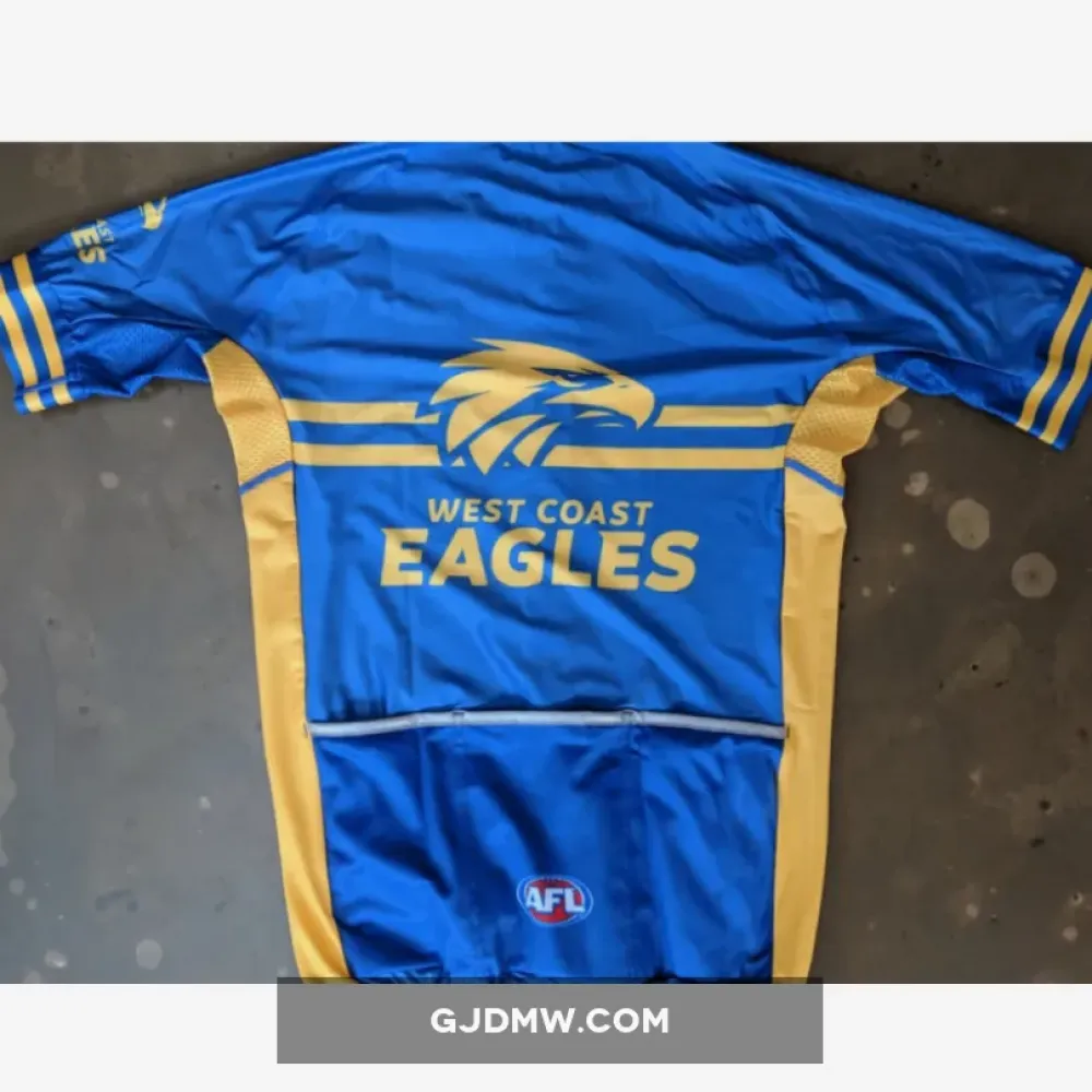 AFL West Coast Eagles Bike Clothing Short Sleeve Cycling Jerseys