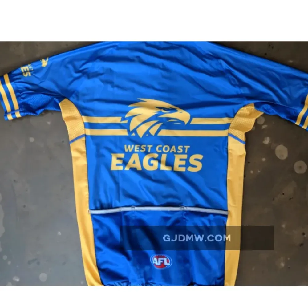 AFL West Coast Eagles Bike Clothing Short Sleeve Cycling Jerseys